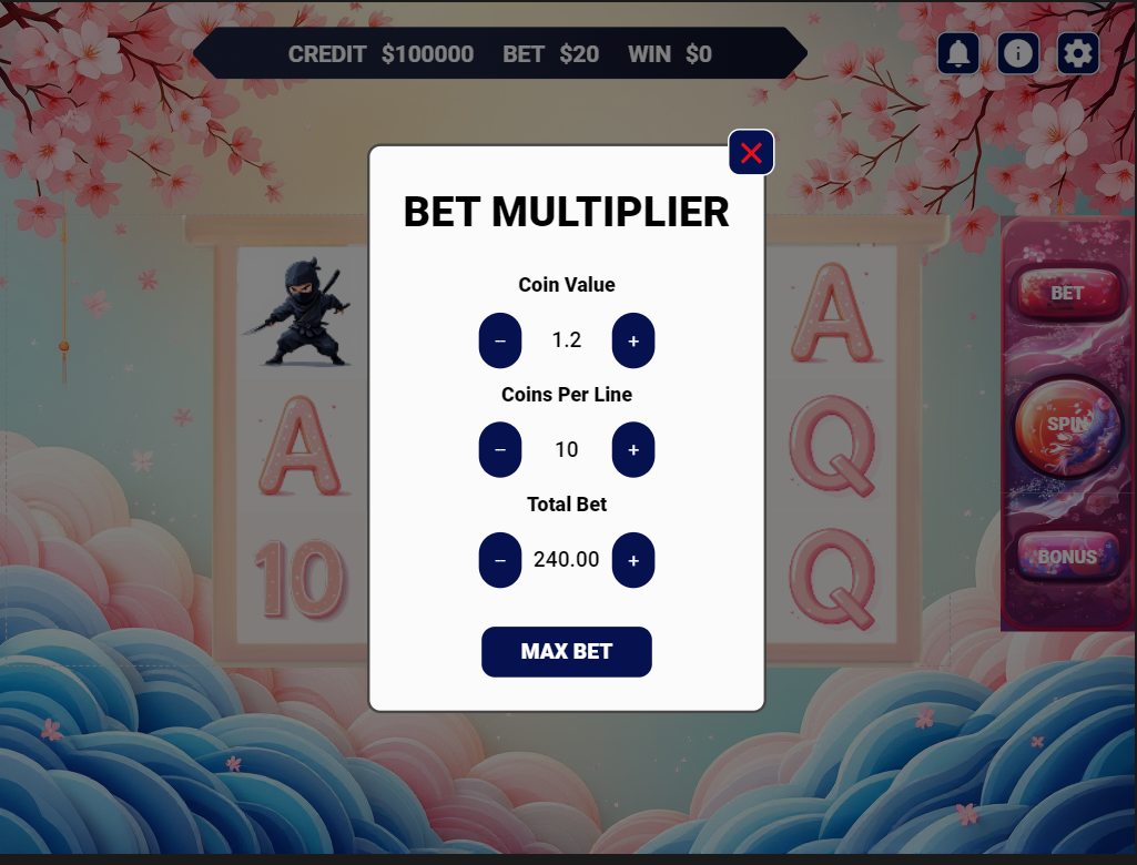 Placing Bet