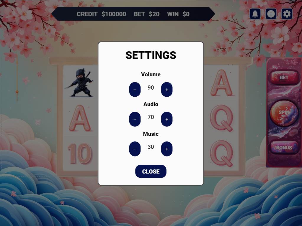 Settings Panel