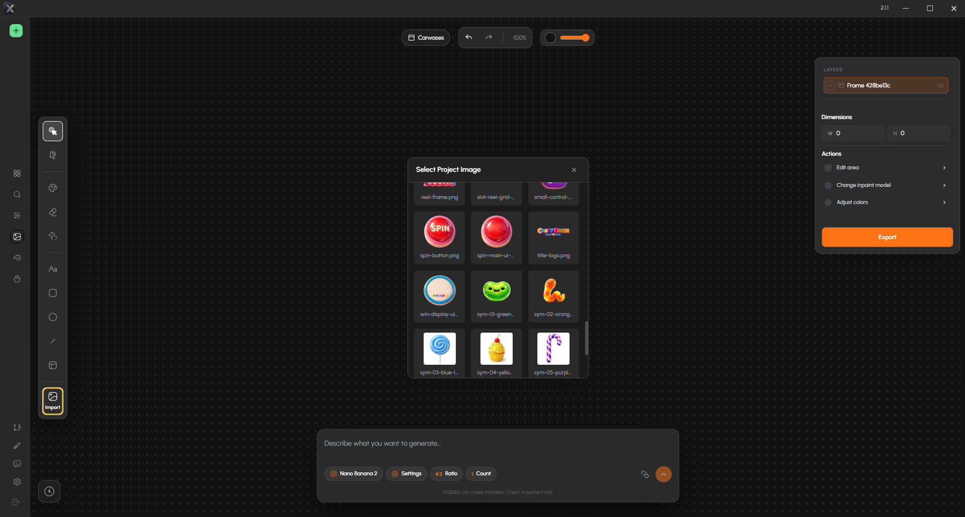Select Project Image